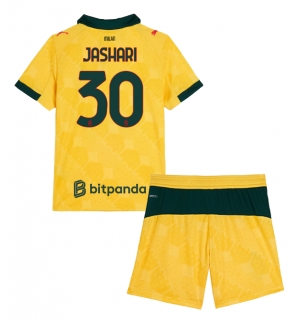 AC Milan Ardon Jashari #30 Tredjedraktsett Barn 2025-26 Kortermet (+ Korte bukser)