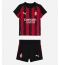 AC Milan Christian Pulisic #11 Hjemmedraktsett Barn 2025-26 Kortermet (+ Korte bukser)