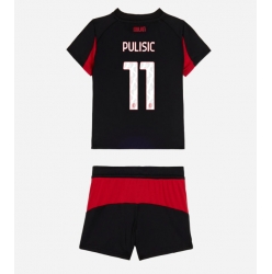 AC Milan Christian Pulisic #11 Hjemmedraktsett Barn 2025-26 Kortermet (+ Korte bukser)