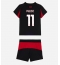 AC Milan Christian Pulisic #11 Hjemmedraktsett Barn 2025-26 Kortermet (+ Korte bukser)