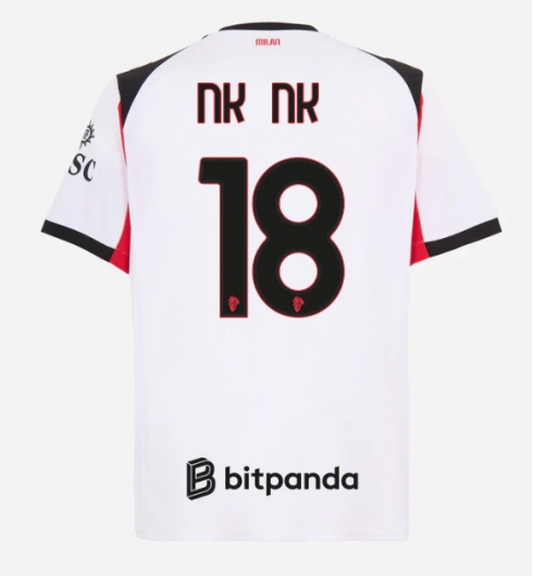 AC Milan Christopher Nkunku #18 Bortedrakt 2025-26 Kortermet AC Milan Christopher Nkunku #18 Bortedrakt 2025-26 Kortermet