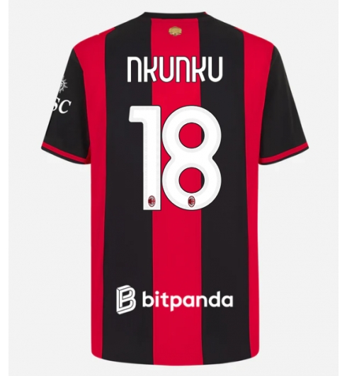 AC Milan Christopher Nkunku #18 Hjemmedrakt 2026-27 Kortermet AC Milan Christopher Nkunku #18 Hjemmedrakt 2026-27 Kortermet