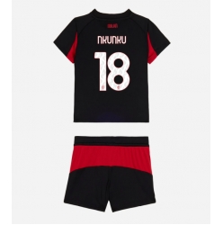 AC Milan Christopher Nkunku #18 Hjemmedraktsett Barn 2025-26 Kortermet (+ Korte bukser)