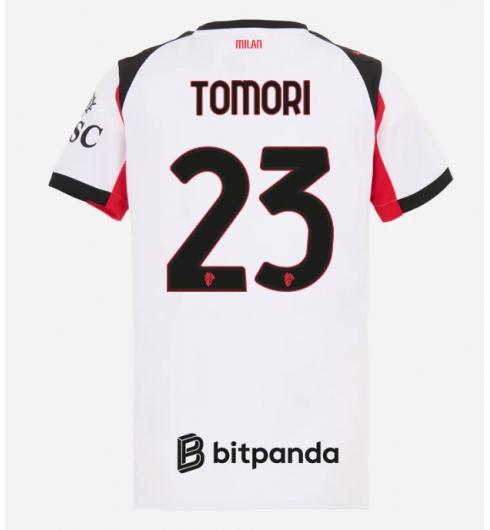 AC Milan Fikayo Tomori #23 Bortedrakt Dame 2025-26 Kortermet AC Milan Fikayo Tomori #23 Bortedrakt Dame 2025-26 Kortermet
