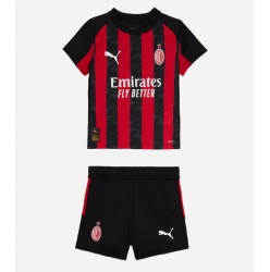 AC Milan Hjemmedraktsett Barn 2025-26 Kortermet (+ Korte bukser)