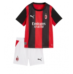 AC Milan Hjemmedraktsett Barn 2026-27 Kortermet (+ Korte bukser)