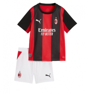 AC Milan Hjemmedraktsett Barn 2026-27 Kortermet (+ Korte bukser)