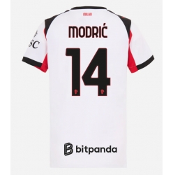 AC Milan Luka Modric #14 Bortedrakt Dame 2025-26 Kortermet