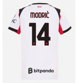 AC Milan Luka Modric #14 Bortedrakt Dame 2025-26 Kortermet