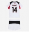 AC Milan Luka Modric #14 Bortedraktsett Barn 2025-26 Kortermet (+ Korte bukser)