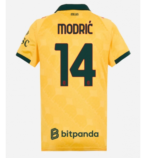 AC Milan Luka Modric #14 Tredjedrakt Dame 2025-26 Kortermet AC Milan Luka Modric #14 Tredjedrakt Dame 2025-26 Kortermet