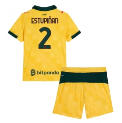 AC Milan Pervis Estupinan #2 Tredjedraktsett Barn 2025-26 Kortermet (+ Korte bukser)