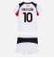 AC Milan Rafael Leao #10 Bortedraktsett Barn 2025-26 Kortermet (+ Korte bukser)