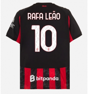 AC Milan Rafael Leao #10 Hjemmedrakt 2025-26 Kortermet