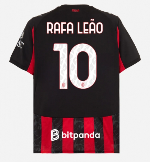 AC Milan Rafael Leao #10 Hjemmedrakt 2025-26 Kortermet AC Milan Rafael Leao #10 Hjemmedrakt 2025-26 Kortermet