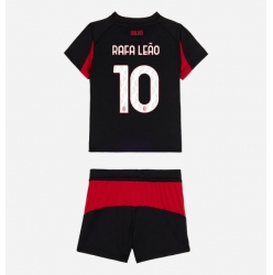 AC Milan Rafael Leao #10 Hjemmedraktsett Barn 2025-26 Kortermet (+ Korte bukser)