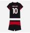 AC Milan Rafael Leao #10 Hjemmedraktsett Barn 2025-26 Kortermet (+ Korte bukser)