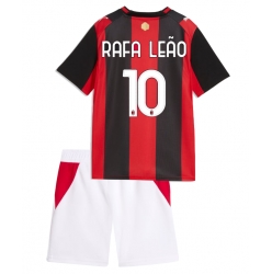AC Milan Rafael Leao #10 Hjemmedraktsett Barn 2026-27 Kortermet (+ Korte bukser)