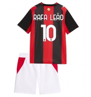 AC Milan Rafael Leao #10 Hjemmedraktsett Barn 2026-27 Kortermet (+ Korte bukser)