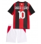 AC Milan Rafael Leao #10 Hjemmedraktsett Barn 2026-27 Kortermet (+ Korte bukser)