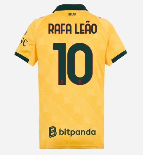 AC Milan Rafael Leao #10 Tredjedrakt Dame 2025-26 Kortermet AC Milan Rafael Leao #10 Tredjedrakt Dame 2025-26 Kortermet