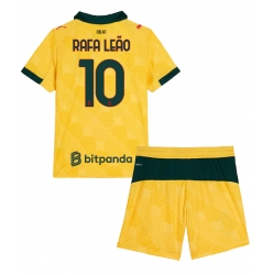 AC Milan Rafael Leao #10 Tredjedraktsett Barn 2025-26 Kortermet (+ Korte bukser)