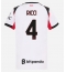 AC Milan Samuele Ricci #4 Bortedrakt Dame 2025-26 Kortermet