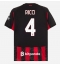 AC Milan Samuele Ricci #4 Hjemmedrakt 2025-26 Kortermet AC Milan Samuele Ricci #4 Hjemmedrakt 2025-26 Kortermet