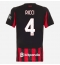AC Milan Samuele Ricci #4 Hjemmedrakt Dame 2025-26 Kortermet
