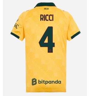 AC Milan Samuele Ricci #4 Tredjedrakt Dame 2025-26 Kortermet