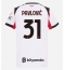 AC Milan Strahinja Pavlovic #31 Bortedrakt Dame 2025-26 Kortermet AC Milan Strahinja Pavlovic #31 Bortedrakt Dame 2025-26 Kortermet