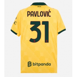 AC Milan Strahinja Pavlovic #31 Tredjedrakt 2025-26 Kortermet