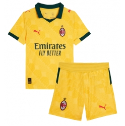 AC Milan Tredjedraktsett Barn 2025-26 Kortermet (+ Korte bukser)
