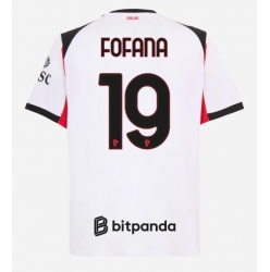 AC Milan Youssouf Fofana #19 Bortedrakt 2025-26 Kortermet