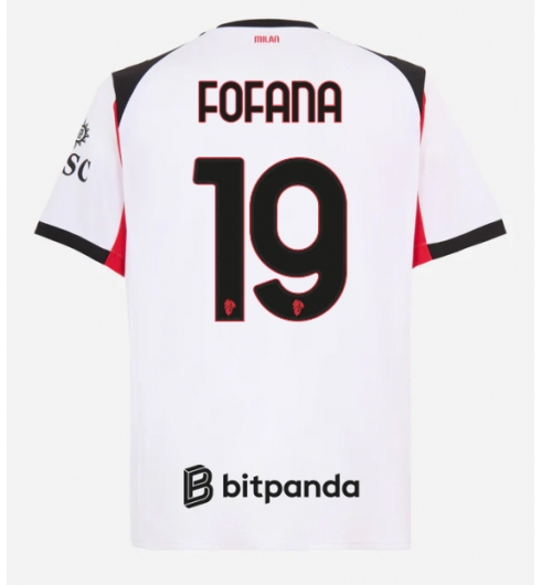 AC Milan Youssouf Fofana #19 Bortedrakt 2025-26 Kortermet AC Milan Youssouf Fofana #19 Bortedrakt 2025-26 Kortermet