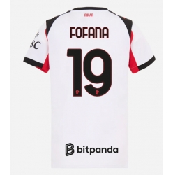 AC Milan Youssouf Fofana #19 Bortedrakt Dame 2025-26 Kortermet