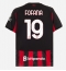 AC Milan Youssouf Fofana #19 Hjemmedrakt 2025-26 Kortermet