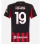 AC Milan Youssouf Fofana #19 Hjemmedrakt Dame 2025-26 Kortermet