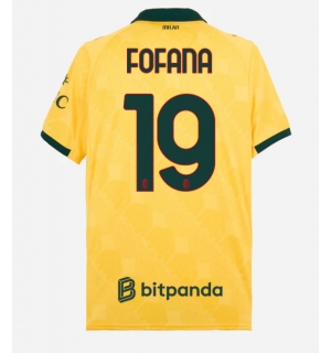 AC Milan Youssouf Fofana #19 Tredjedrakt 2025-26 Kortermet