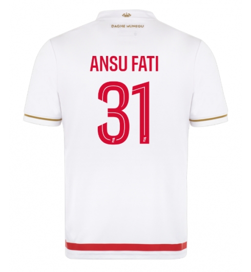 AS Monaco Ansu Fati #31 Hjemmedrakt 2025-26 Kortermet AS Monaco Ansu Fati #31 Hjemmedrakt 2025-26 Kortermet