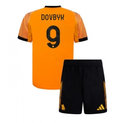 AS Roma Artem Dovbyk #9 Bortedraktsett Barn 2025-26 Kortermet (+ Korte bukser)