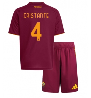 AS Roma Bryan Cristante #4 Hjemmedraktsett Barn 2025-26 Kortermet (+ Korte bukser)