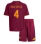 AS Roma Bryan Cristante #4 Hjemmedraktsett Barn 2025-26 Kortermet (+ Korte bukser)