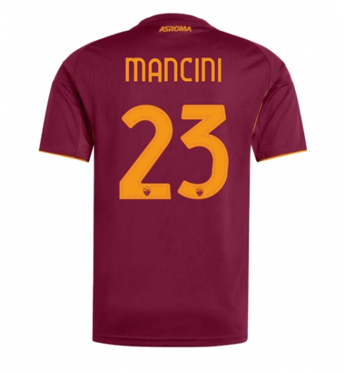AS Roma Gianluca Mancini #23 Hjemmedrakt 2025-26 Kortermet AS Roma Gianluca Mancini #23 Hjemmedrakt 2025-26 Kortermet