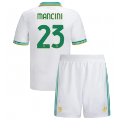 AS Roma Gianluca Mancini #23 Tredjedraktsett Barn 2025-26 Kortermet (+ Korte bukser)