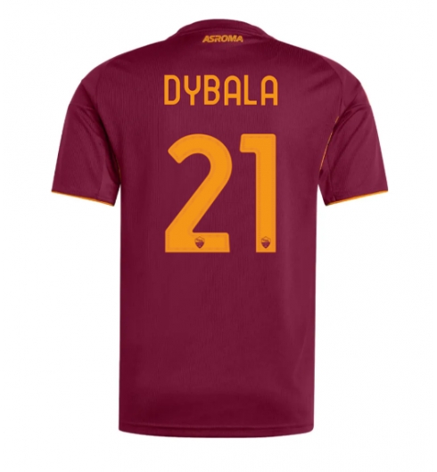 AS Roma Paulo Dybala #21 Hjemmedrakt 2025-26 Kortermet AS Roma Paulo Dybala #21 Hjemmedrakt 2025-26 Kortermet