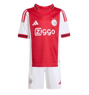 Ajax Hjemmedraktsett Barn 2025-26 Kortermet (+ Korte bukser)