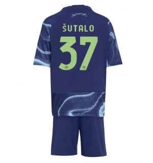 Ajax Josip Sutalo #37 Bortedraktsett Barn 2025-26 Kortermet (+ Korte bukser)