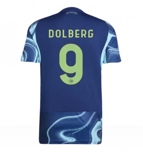 Ajax Kasper Dolberg #9 Bortedrakt 2025-26 Kortermet Ajax Kasper Dolberg #9 Bortedrakt 2025-26 Kortermet
