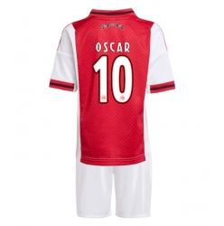 Ajax Oscar Gloukh #10 Hjemmedraktsett Barn 2025-26 Kortermet (+ Korte bukser)